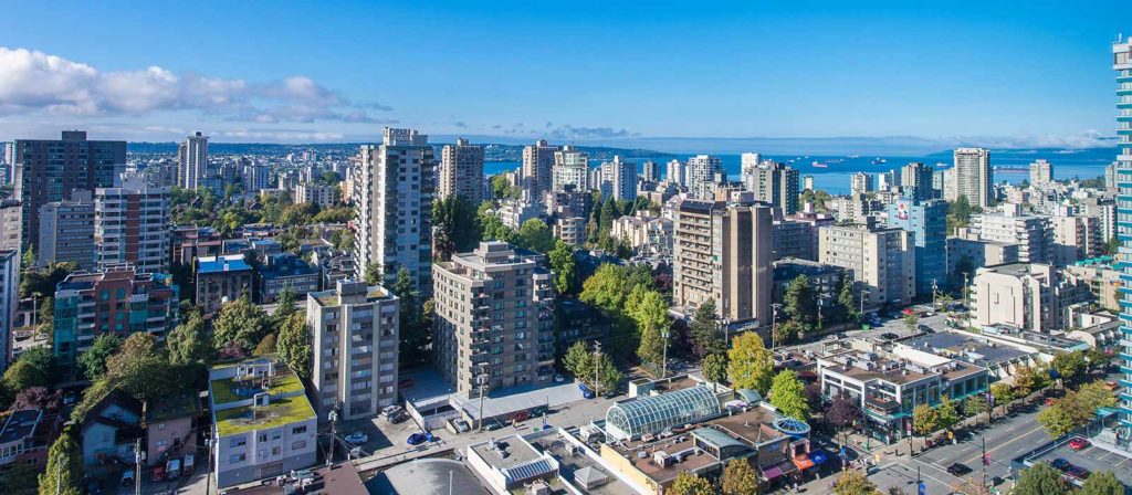 Downtown Vancouver skyline.